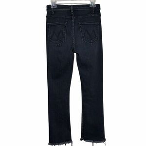MOTHER The Hustler Ankle Fray Encounters At Night Gray Black Wash Size 29
